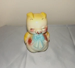 Hull Pottery Small Pig Bank USA No Stopper Vintage - Picture 1 of 6