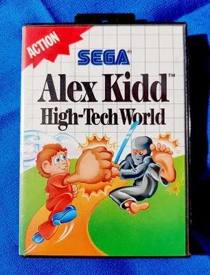 VINTAGE Alex Kidd High-Tech World Sega Master System 1989 Tested Working - Image 1 of 4