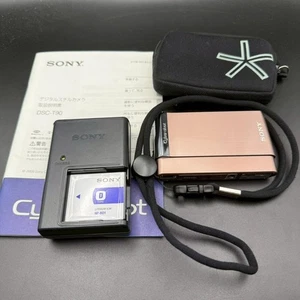 Sony Cyber-Shot DSC-T90 Brown Digital Camera Used Non-Guaranteed Function - Picture 1 of 10
