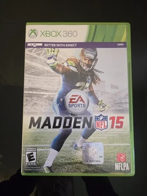Madden NFL 15 CIB (Microsoft Xbox 360, 2014) Complete With Manual Tested & Works - Image 1 of 4