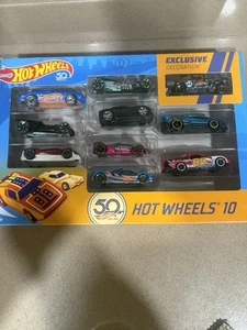 Juego de 10 coleccionistas Hot Wheels 50 aniversario - Imagen 1 de 5