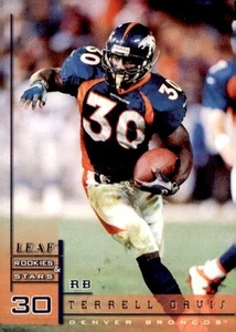 1998 Leaf Rookies & Stars #119 Terrell Davis True Blue - Picture 1 of 2