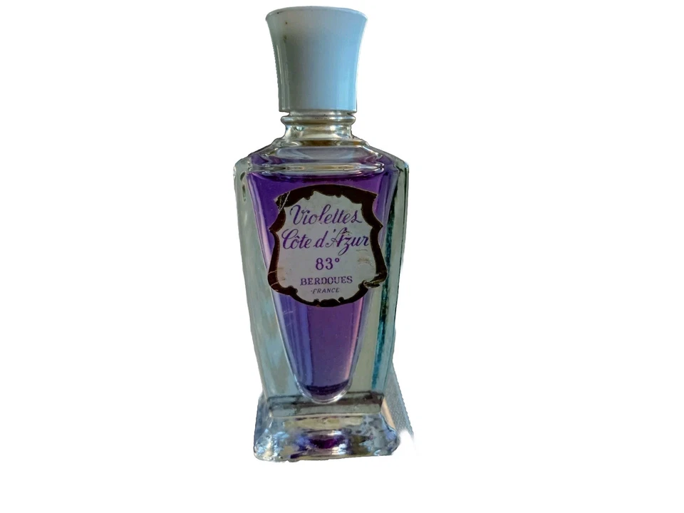 MINIATURE EXTRAIT DE PARFUM VIOLETTES COTE D'AZUR BERDOUES TOULOUSE RARE 20ML - Photo 1/4
