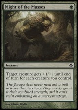 Magic the Gathering MTG Might of the Masses (196) Rise of the Eldrazi   LP