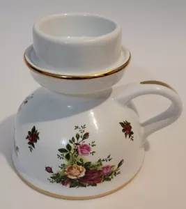 Lámpara Candelabro Royal Albert Old Country Roses Hurricane Base Solo - Imagen 1 de 7