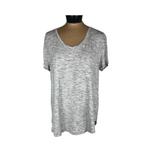 Grace & Lace kurzärmeliges perfektes Taschen-T-Shirt in Salz & Pfeffer Größe M - Bild 1 von 15