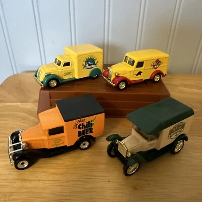 Matchbox Collectibles 压铸 Pony Express Zephyr Chili 送货卡车 4 件装 — 第 1/4 张图片