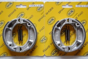 FRONT&REAR BRAKE SHOES+Springs fit HONDA CRF 100 110, 2004-2023 CRF100 CRF110 - Bild 1 von 1