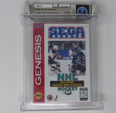 New NHL All Star Hockey '95 Sega Genesis Sealed Video Game Wata Graded 9.2 A - Image 1 of 4