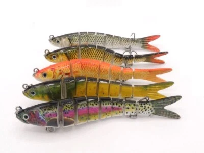 🌈✅ Wobbler Kunstköder Raubfischköder Jerkbait Hard Bait Hecht Zander Wels 3D✅🌈 - Bild 1 von 4
