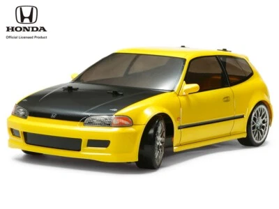 NEW Tamiya 1/10 RC Honda Civic 4WD On Road TT-02D Chassis Racing Car Kit - Image 1 of 4