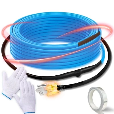 MAXKOSKO 6 Ft 120V Heat Tape Pipes with Thermostat for Pipe Freeze Protection