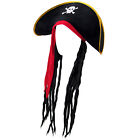 Chapeau de pirate avec dreadlocks Mpht-004
