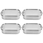  4 Pcs Lunch Box Meal Container Containers Bento Japanese-style