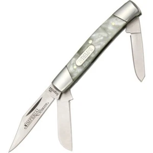 Imperial Schrade Small Stockman Stainless Blades Silver Pocket Knife - IMP14 - Picture 1 of 2