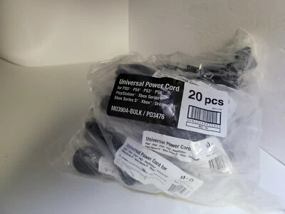 20 Wholesale LOT NEW 6 Foot FT Tomee AC Power Cord For the Original XBOX Console - Image 1 of 4