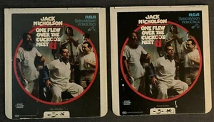 ONE USED PAIR OF RCA SELECTAVISION ONE FLEW OVER THE CUCKOOS NEST - Picture 1 of 2