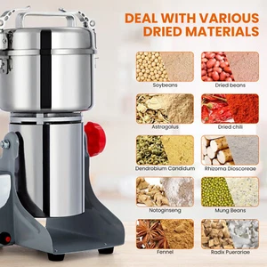 800g Getreidemühle Schrotmühle Kornmühle 3500W Elektrisch Trockenmühle DE - Bild 1 von 11