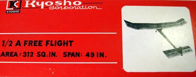 GEODETIC GALAXIE PLAN + PARTS PATTERNS to Build 1/2A Pylon FF Model Airplane  - Image 1 of 4