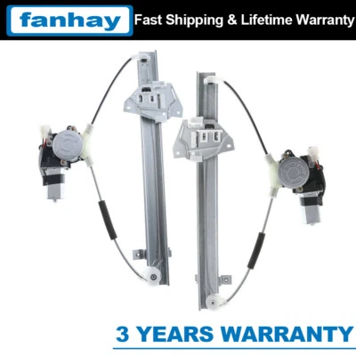 2x Power Window Regulator w/Motor for Mitsubishi Montero 92-00 Rear Left + Right - Image 1 of 4