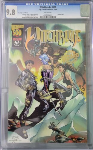 Witchblade #500 CGC 9.8 Wizard Special Gold Edition Holofoil W/COA