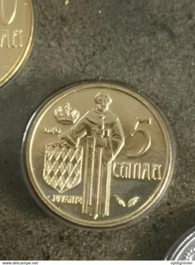 5 CENTIMES 1982 MONACO - FDC - SCELLEE ISSUE DU COFFRET - Picture 1 of 1