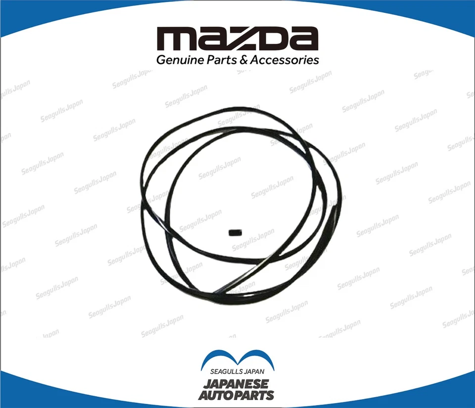 Juego de molduras de parabrisas de vidrio trasero genuino MAZDA RX-7 FC3S OEM JDM Foto 1 de 1