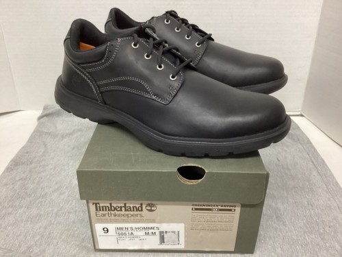 Timberland Earthkeepers Richmont PTO scarpa Oxford da uomo in pelle #5051A nera nuova