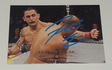 frankie edgar autograph card