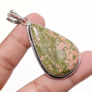 Unakit Birne Edelstein Anhänger Handarbeit Jubiläum Geschenk Schmuck 2,50" FP... - Bild 1 von 7