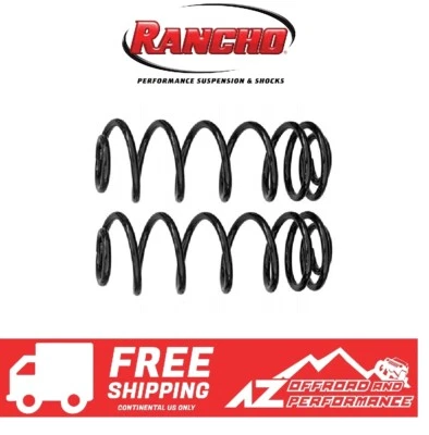 Rancho 3.5" Lift Rear Coil Springs Set For 18-24 Jeep Wrangler SPORT SAHARA JLU - Image 1 of 3