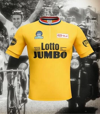 CAMISA PARA HOMBRES LOTTO JOOP ZOETEMELK JUMBO BICICLETA CICLISMO CAMISETA TALLA L 4 GRANDE Foto 1 de 4