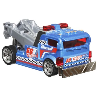 Hot Wheels Pull-Back Speeders 1:43 Toy Car For Kids -  Heavy Hitcher - Image 1 of 4