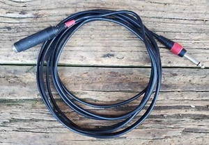 Cable de extensión 12' Radio Shack mono (TS) 1/4" TS macho a 1/4" TS hembra - Imagen 1 de 1