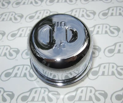 Cubierta de válvula de aluminio con aletas Buick 1964-1965 tapa de respirador de llenado de aceite de CA Foto 1 de 4