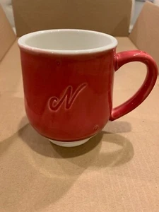 Tag Blush Reactive Speckle Monogram Initiale Becher Buchstabe N Tasse Kaffee Tee  - Bild 1 von 3