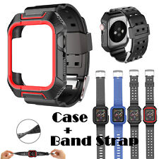 For Apple Watch Series 8/7/6/5/4/3/2/SE Case + Band Strap 41/45/38/44/40mm Cover