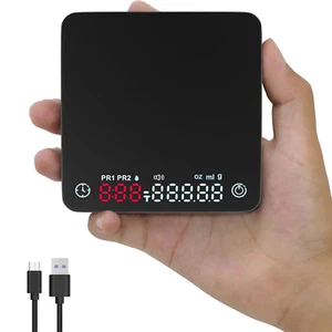 Mini Digital Coffee Scales with Timer,0.1G-2Kg Precision Espresso Pour over Scal - Picture 1 of 8