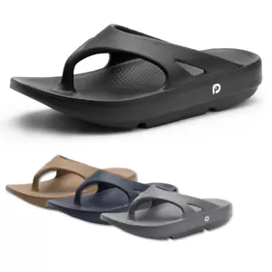 Damen-Flip-Flops bequeme gepolsterte Fußgewölbestütze leichte Slipper Sandalen - Bild 1 von 42