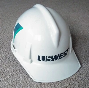 1997 USWEST Topgard MSA Adjustable Lineman Hardhat - Picture 1 of 10