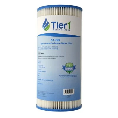 TIER1 10 x 4.5 20 Micron Pentek S1-BB Comparable Whole House Sediment Water Filter