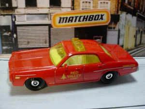 2025 MBX RETRO II Exclusive '78 DODGE MONACO POLICE CAR☆red;CAMP☆Matchbox LOOSE - Picture 1 of 4
