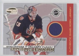 2003-04 Pacific Invincible Authentic Game-Worn Jerseys /1500 Jamie McLennan #4