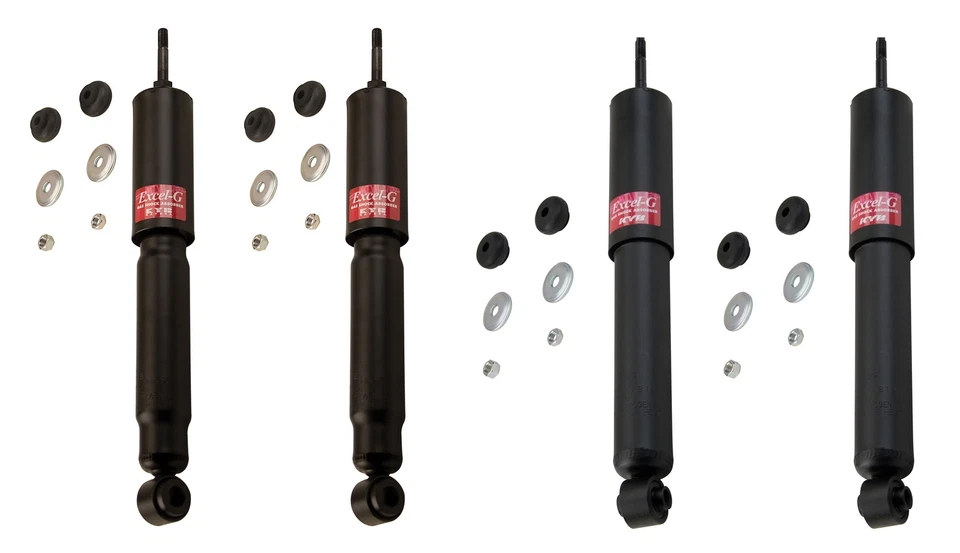 Front and Rear KYB Excel-G Shock Absorbers Kit for Ford E-250 Econoline 92-03 - Image 1 of 1