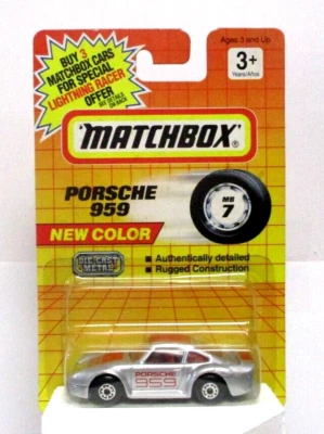 1991 年火柴盒 Superfast 保时捷 959 全新颜色! — 第 1/4 张图片