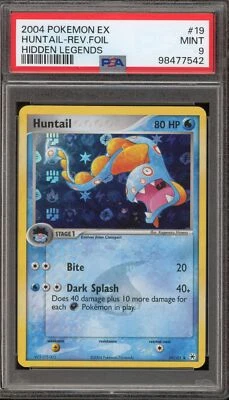 Pokemon Huntail EX Hidden Legends Reverse Holo Rare #19 PSA 9 Mint - Image 1 of 2
