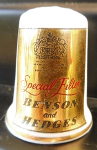 Dé à coudre Thimble PUBLICITAIRE BENSON AND HEDGES SPECIAL FILTER cigarettes - Imagen 1 de 1