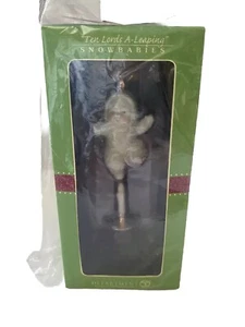 DEPT 56 SNOWBABIES Ornament TEN LORDS A-LEAPING NIB Original Plastic - Bild 1 von 6