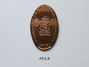 MI13 - Frankenmuth Leather Shop single pressed/elongated penny MICHIGAN