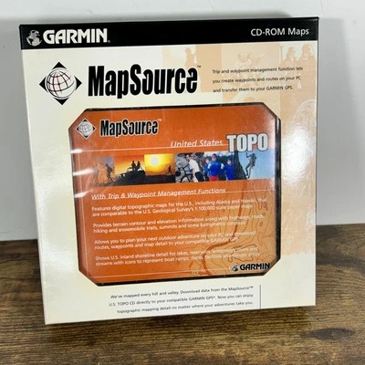 Garmin MapSource USA Topo CDs Version 3.02 Trip & Waypoint Management  - Image 1 of 4